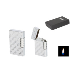 Eurojet Milan Stein tüzköves öngyújtó - króm kivitelben, különleges dombornyomott mintázattal