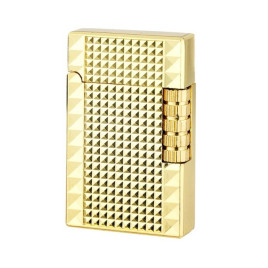 Eurojet Milan Stein tüzköves öngyújtó - arany színű, gofri mintával