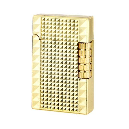 Eurojet Milan Stein tüzköves öngyújtó - arany színű, gofri mintával