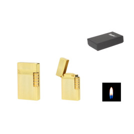 Eurojet Milan Stein tüzköves öngyújtó - arany színű, gyémánt mintás felület