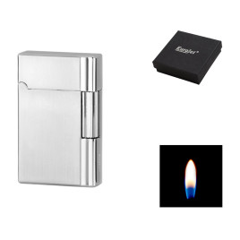 Eurojet szivar öngyújtó - króm színű szálcsiszolt