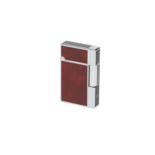 Eurojet tűzköves öngyújtó kőbarna betéttel, ezüst színű oldallal és fekete díszcsíkkal