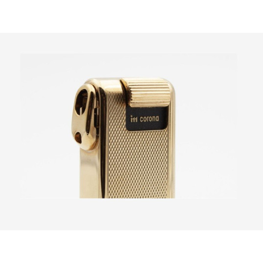 IM Corona Pipemaster pipagyújtó beépített pipa tömködővel - Sárgaréz színű
