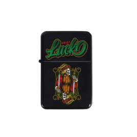 Benzines öngyújtó fekete színű - Luck felirattal