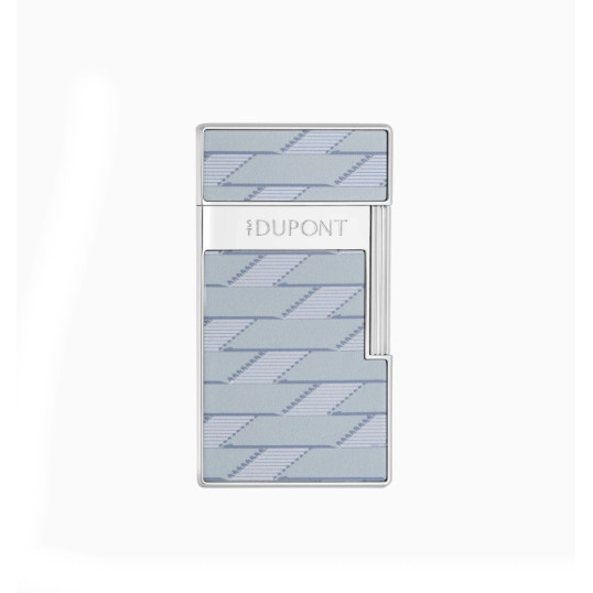 S.T. Dupont LI Biggy Grey Monogram 1872 exkluzív szivargyújtó - Szürke és ezüst színű