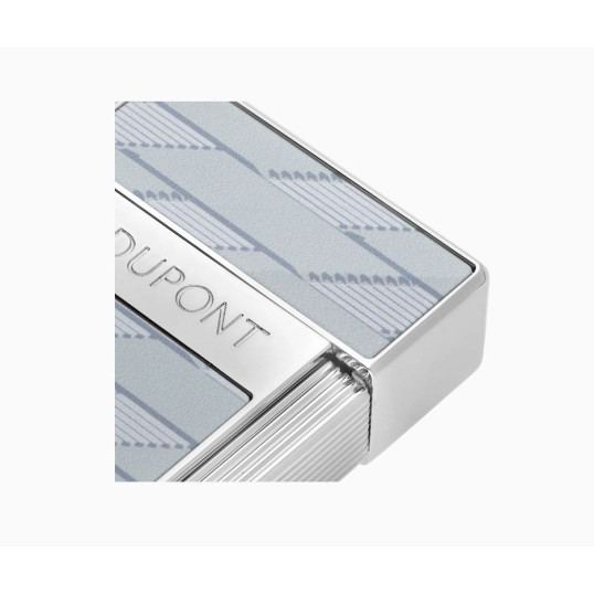 S.T. Dupont LI Biggy Grey Monogram 1872 exkluzív szivargyújtó - Szürke és ezüst színű