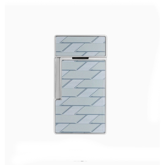 S.T. Dupont LI Biggy Grey Monogram 1872 exkluzív szivargyújtó - Szürke és ezüst színű