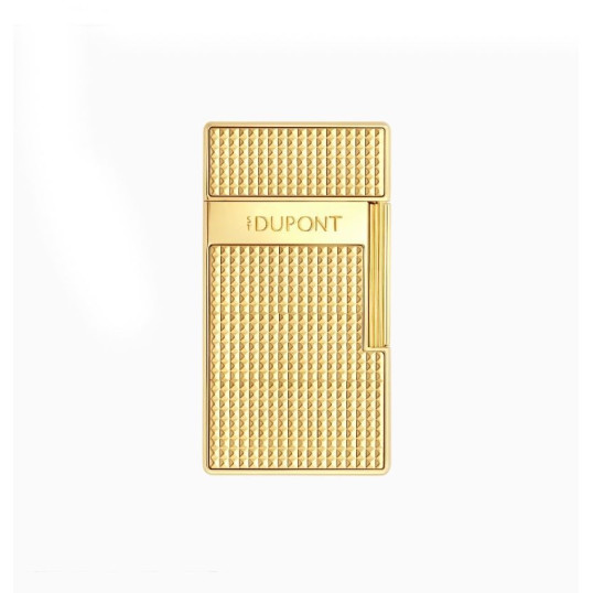 S.T. Dupont LI Biggy Diamond Head Golden szivaros öngyújtó - széles szúrólánggal - S.T. Dupont Big D