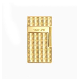 S.T. Dupont LI Biggy Diamond Head Golden szivaros öngyújtó - széles szúrólánggal