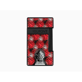 S.T. Dupont Slimmy Game of Thrones House Targaryen szúrólángos öngyújtó - Piros sárkány mintákkal