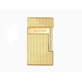 S.T. Dupont Slimmy arany színű szúrólángos öngyújtó - Gyémánt mintás
