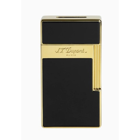 S.T. Dupont Big D fekete és arany színű szivaros öngyújtó - széles szúrólánggal