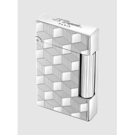 S.T. Dupont Initial palládium bevonatú szivar gyújtó - guilloche mintával