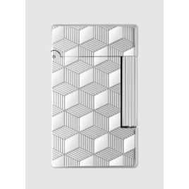 S.T. Dupont Initial palládium bevonatú szivar gyújtó - guilloche mintával