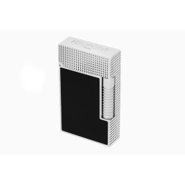 S.T. Dupont Le Grand Dupont fekete természetes lakkozású szivargyújtó – palládium bevonattal, dupla lánggal