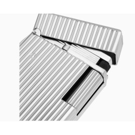 S.T. Dupont Ligne 1 öngyújtó – függőleges guilloché mintázat, palládium bevonat