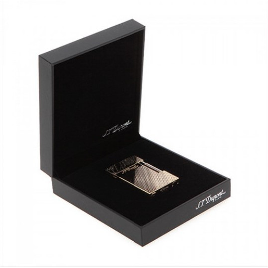 Szivaröngyújtó S.T. Dupont Ligne 2 káró mintás - Arany