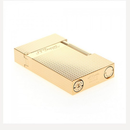 Szivaröngyújtó S.T. Dupont Ligne 2 káró mintás - Arany