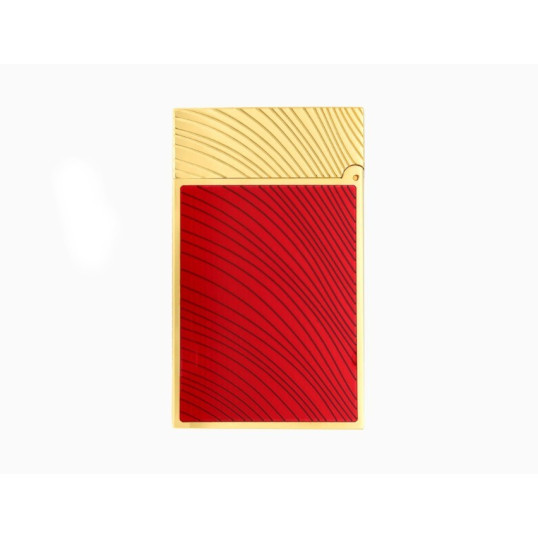 S.T. Dupont Ligne 2 –2026 Horse, piros-arany színű szivar öngyújtó - Limitált kiadás 