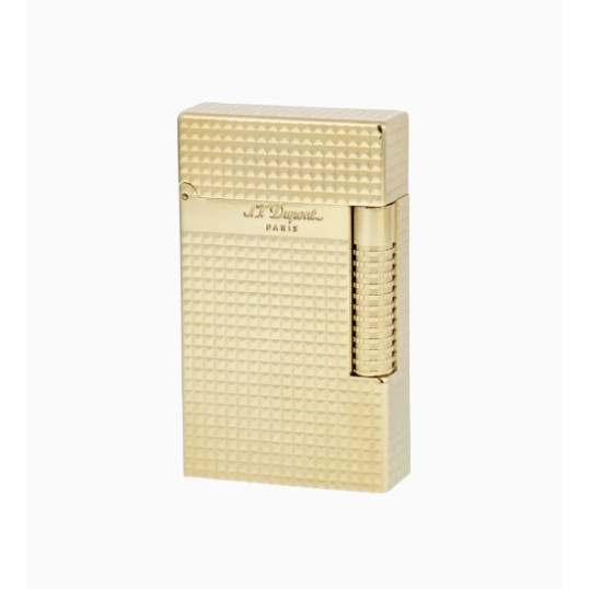 S.T. Dupont szivaröngyújtó Le Grand Cling, Diamond Head mintás - arany bevonattal 