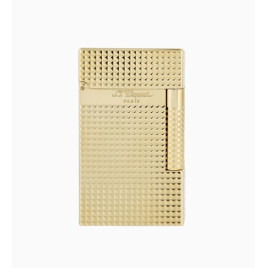 S.T. Dupont szivaröngyújtó Le Grand Cling, Diamond Head mintás - arany bevonattal 