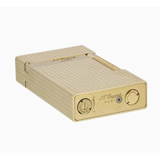 S.T. Dupont szivaröngyújtó Le Grand Cling, Diamond Head mintás - arany bevonattal 