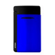 S.T. Dupont MiniJet Fluo Blue szúrólánggal égő szivaröngyújtó - matt fekete és élénk kék színű