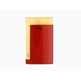 Szivar gyújtó S.T. Dupont Slim 7 Jet Red Snake - Piros és arany színű