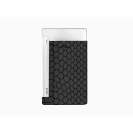 Szivar gyújtó S.T. Dupont Slim 7 Jet Black Snake - Fekete és ezüst színű