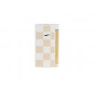 S.T. Dupont Slim 7 Checked White, sakktábla mintával - fehér