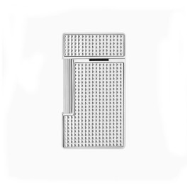 S.T. Dupont Slimmy króm színű szúrólángos öngyújtó - Gyémánt mintás