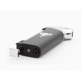 White Elephant Pro Bo Black pipagyújtó oldalsó lánggal - Fekete és Króm színű