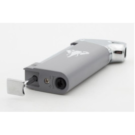 White Elephant Pro-Bo Grey pipagyújtó oldalsó lánggal – szürke/króm