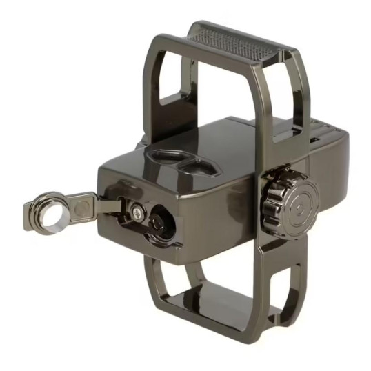 Winjet Fidget Spinner vihargyújtó, 1-es szúrólángos szivar öngyújtó beépített szivarfúróval - sötétszürke színű