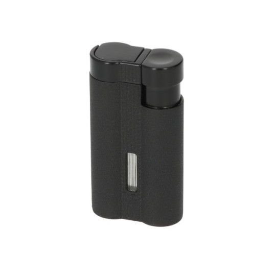 Winjet 3-as szúrólángos szivargyújtó kihajtható nagyméretű szivarfúróval - fekete színű - 10 mm fúróval