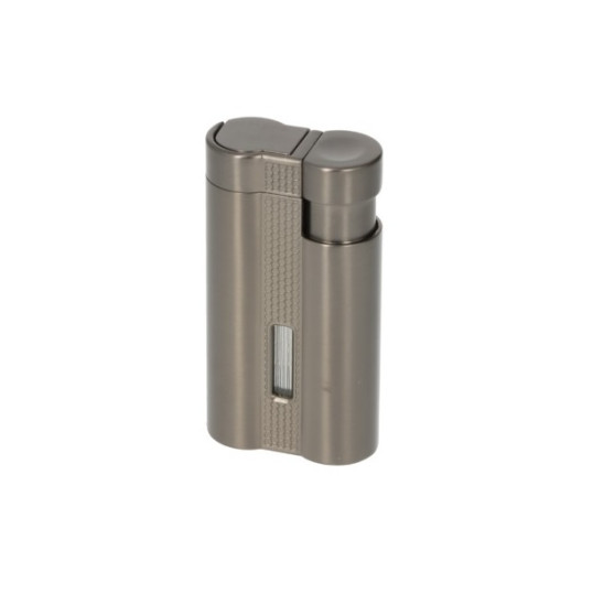 Winjet 3-as szúrólángos szivargyújtó kihajtható nagyméretű szivarfúróval - antracit színű - 10 mm fúróval