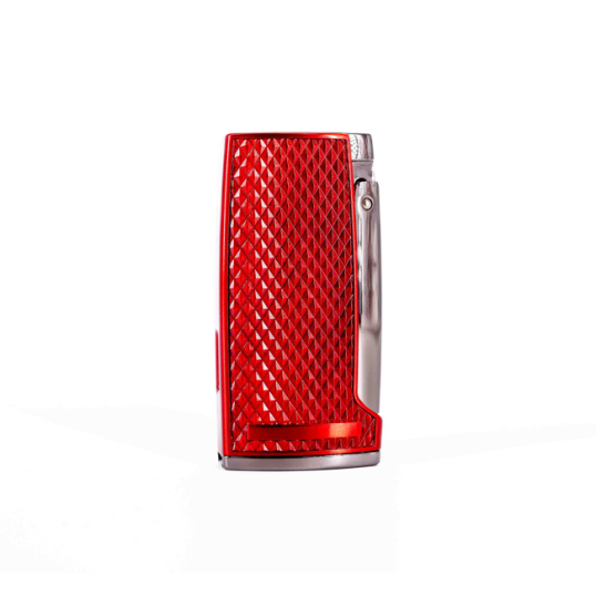 Winjet 3-as szúrólángos szivargyújtó beépített szivarfúróval - bordó színű