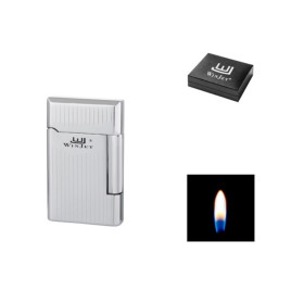 Winjet Premium „Stein Chrom Linien” tűzköves szivargyújtó króm színű