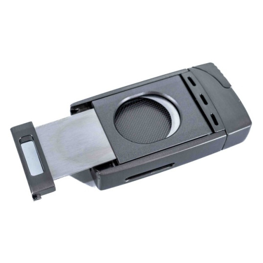 Winjet Premium dupla szúrólángos szivar öngyújtó beépített szivarvágóval - antracit