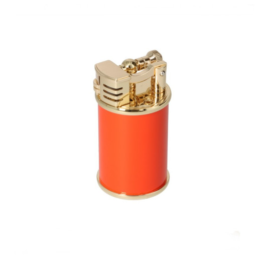 Winjet narancssárga–arany színű tűzköves asztali szivaröngyújtó