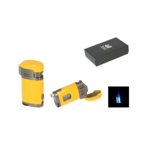 Winjet narancssárga 3-as szúrólángos szivaröngyújtó beépített 7 mm-es szivarfúróval és szivartartóval