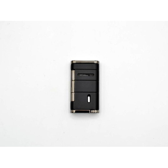 Xikar Allume Tuxedo Black szivar öngyújtó 1-es szúró lánggal fekete/króm