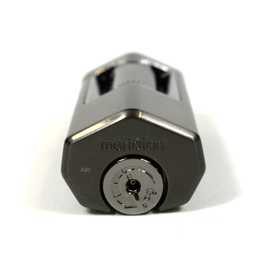 Xikar Meridian Gunmetal Soft Flame szivaros öngyújtó nagy méretű szivarokhoz is - sötét szürke