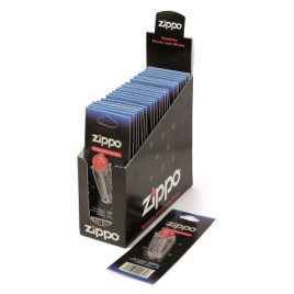 Zippo tűzkő pótlás öngyújtókhoz – 6 db-os adagolóban, kínáló tálcás