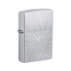 Zippo szálcsiszolt króm benzines öngyújtó – Sugárzó szeretet mintával