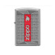 Zippo Benzines Vihargyújtó – Króm, geometrikus mintával