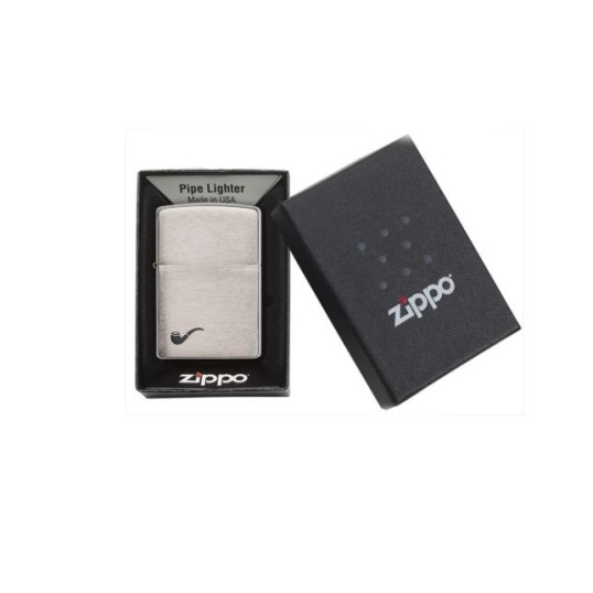 Zippo Pipe Brushed Chrome pipaöngyújtó - Minőségi pipás öngyújtó