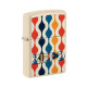 Zippo ajándék szett – Retro mintás dizájnú benzines öngyújtó, 125 ml benzin és tűzkő készlet díszdobozban