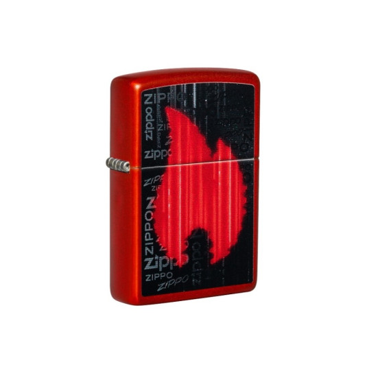 Benzines Zippo öngyújtó, fekete-piros - Zippo Gamer