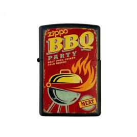 Benzines Zippo öngyújtó  -  BBQ Party